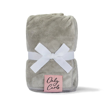 Only Curls Microfibre Hair Towel Silver
